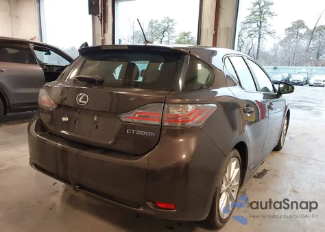 2012 Lexus Ct 200H Premium из США, поврежденный, VIN JTHKD5BHXC2105407